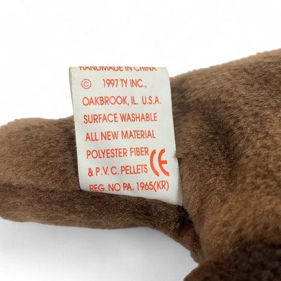 TY Beanie Babies "Pounce" The Cat 8" Plush Toy Collectible 1997 NWT - Picture 4 of 6